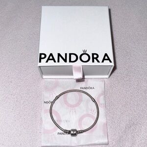 pandora barrel clasp snake chain bracelet